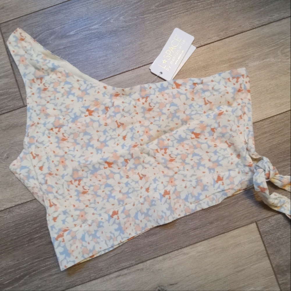 NWT L*Space Tropics One Shoulder Top Size Medium Price is Firm